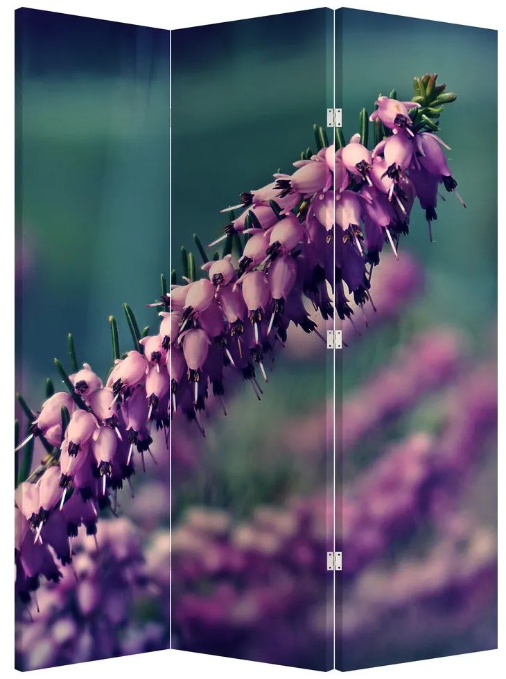 Paravan - Floare violetă (126x170 cm)