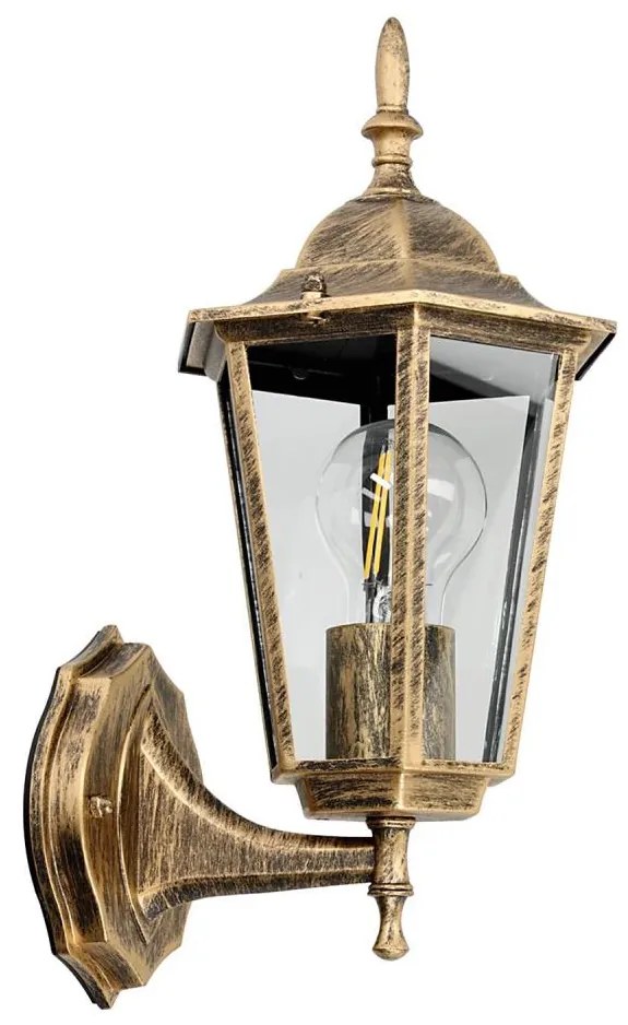 Aplică de exterior 1xE27/60W/230V IP44 aurie
