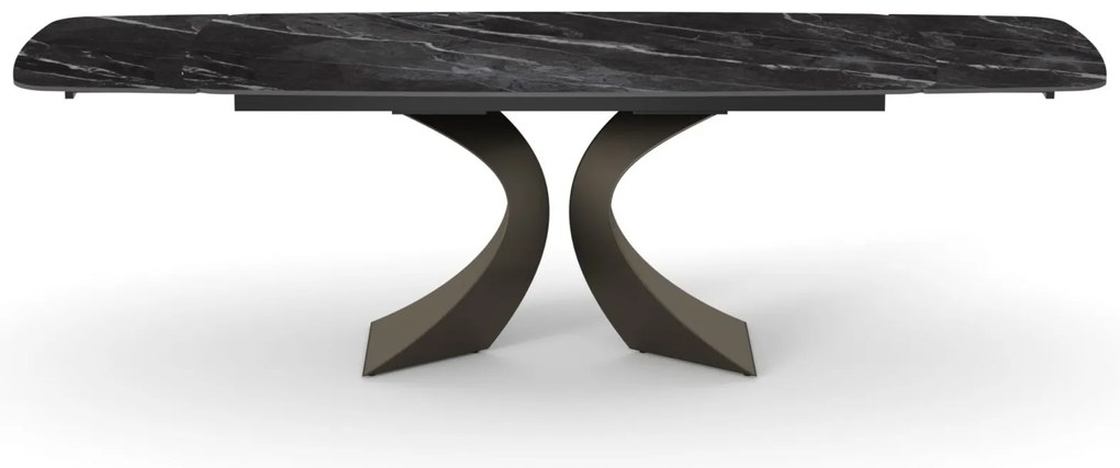 Masa ceramica extensibila Clepsydra 180 cm /90 cm / H 77 cm
