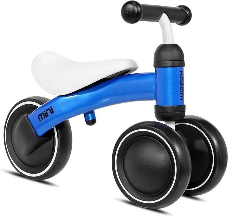 Tricicleta fara pedale Mini Kazam Kzmmini, 3 roti, 12 luni+, Albastru