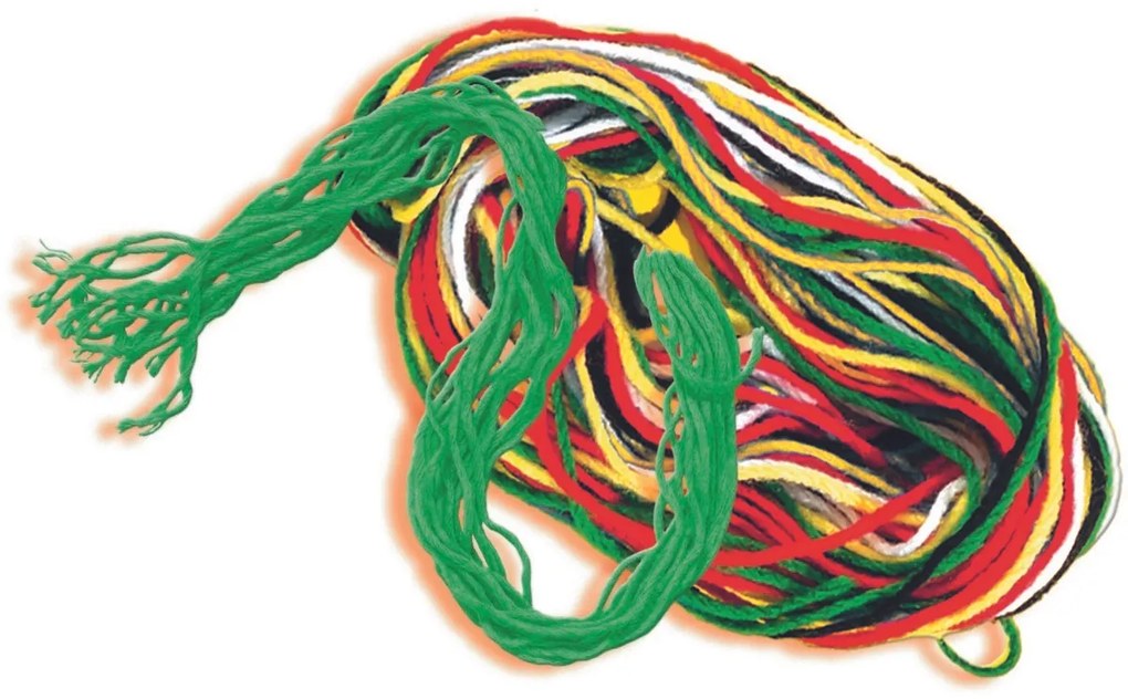 Set broderie SES, cu ațecolorate