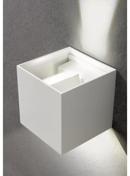 Redo 90294 - Aplică LED de exterior VARY 2xLED/10W/230V 3000K IP54 albă