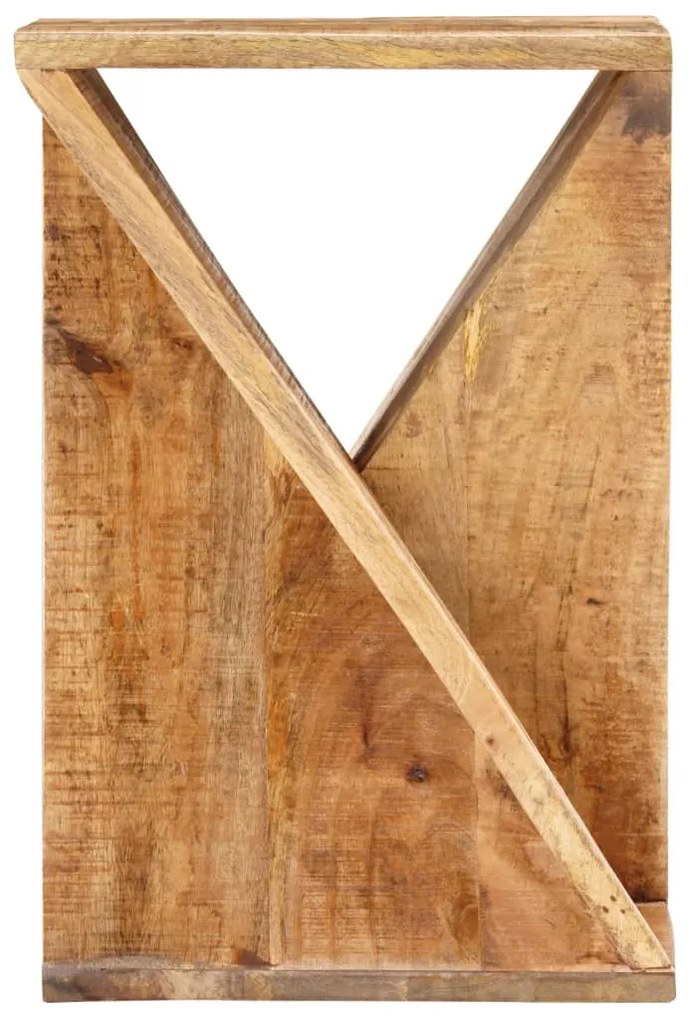 Masă laterală, 35 x 35 x 55 cm, lemn masiv de mango