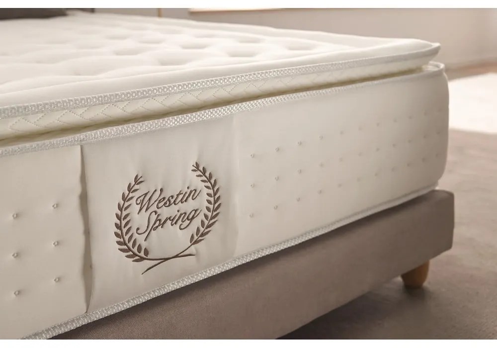 Saltea fermă cu arcuri termoregulatoare 140x200 cm WESTIN SPRING – Moonia