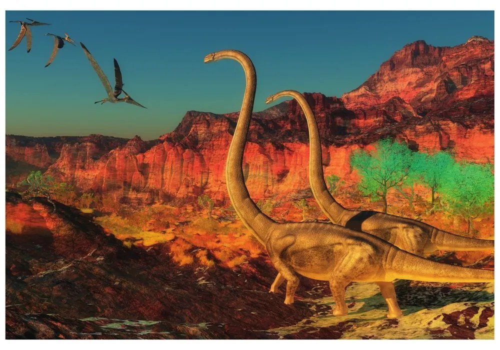 Tapet lumea dinozaurilor