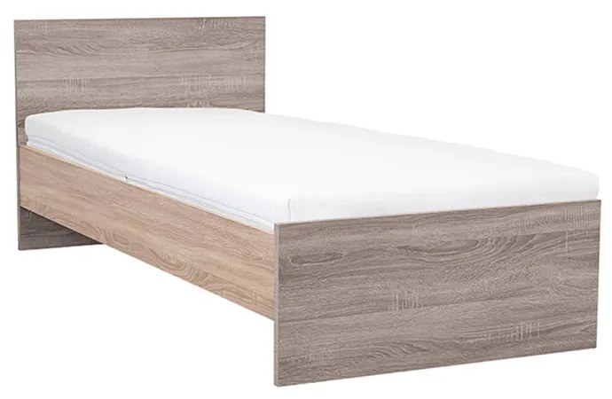 Pat single Miami 90x200 cm stejar York-stejar Sonoma