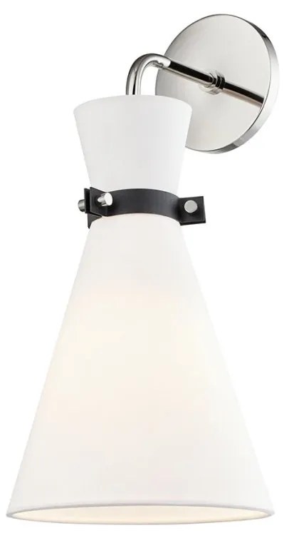 Aplica de perete design modern JULIA, nichel lucios