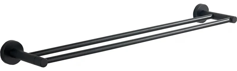 Mexen Remo cuier dublu pentru prosoape, Neagră - 7050725-70
