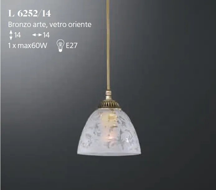 Lustra/Pendul din alama design italian D-14cm 6252