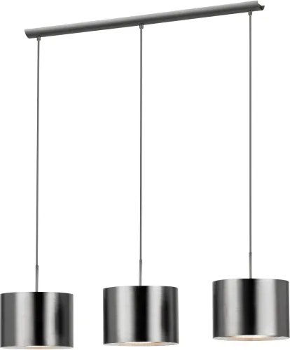 Eglo 39353 - Lampă suspendată pe cablu SAGANTO 3xE27/60W/230V