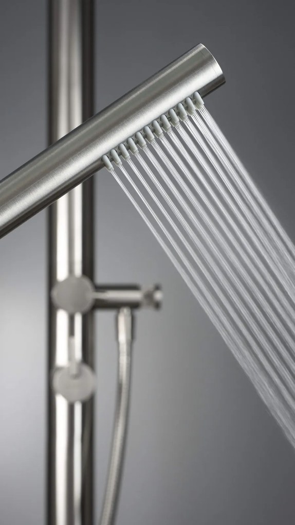 Colona de dus montat pe pardoseala, pentru gradina sau baia ( interior exterior )