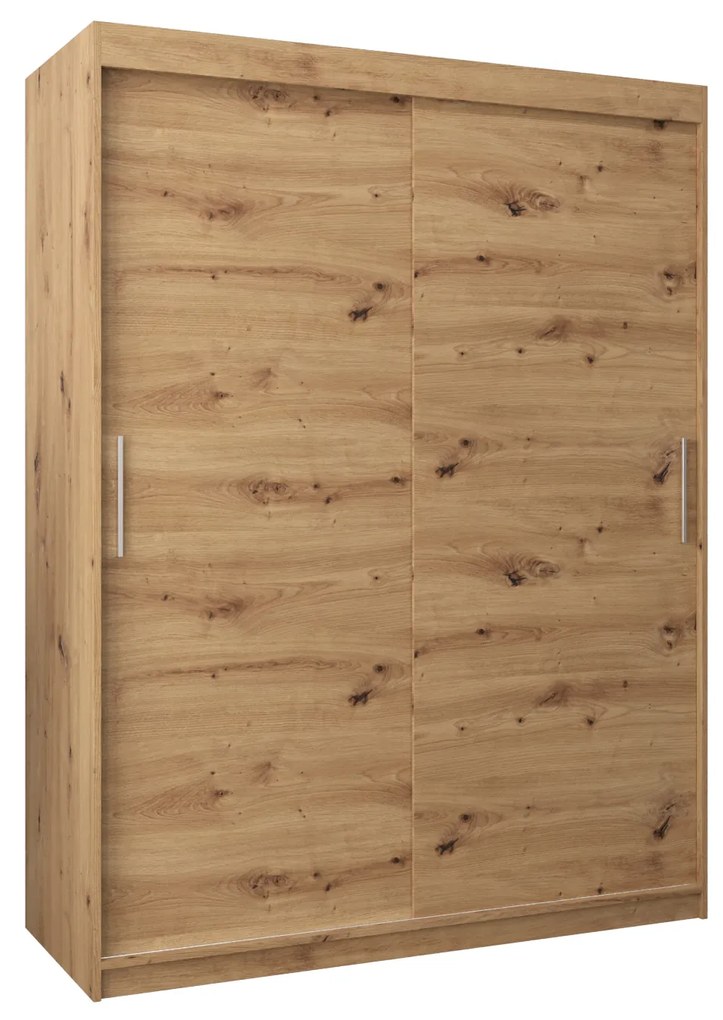 Dulap de haine 150 cm Toki (stejar artisan + stejar artisan). 1064827