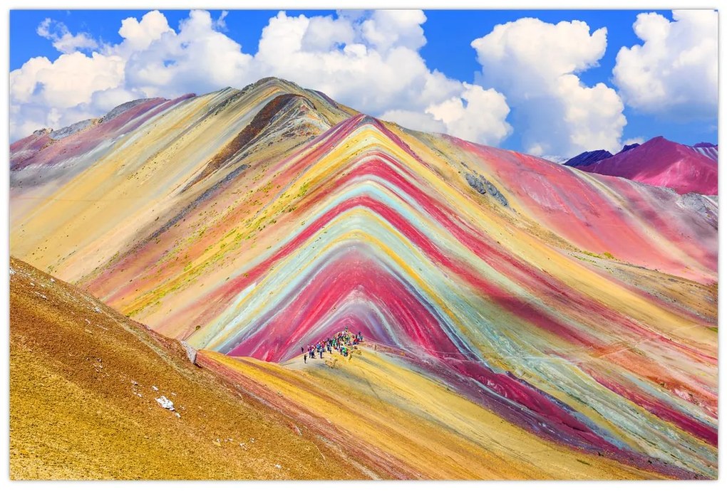 Tablou - Muntele Curcubeu, Peru (90x60 cm)