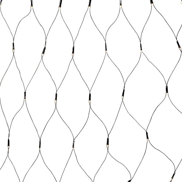 Perdea LED de Crăciun Nedis CLLC160 160xLED/7 funcții 5m IP44 alb cald