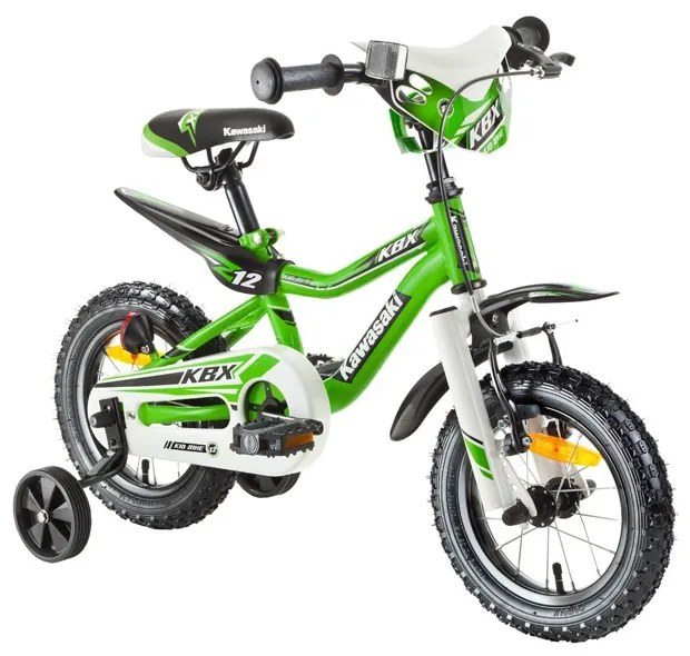 Bicicleta Kawasaki pentru copii 3 ani +,echipata,12