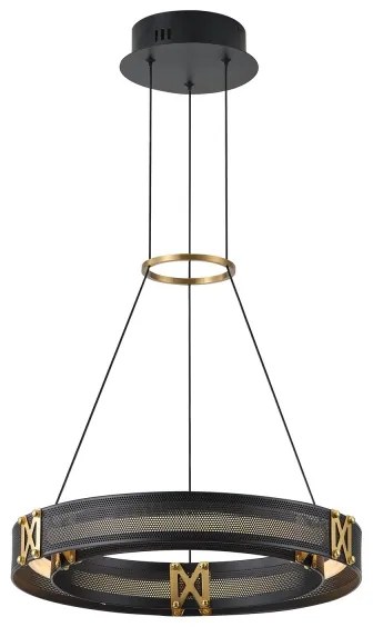 Lustră LED pe cablu LED/21W/230V 3000K 42x120 cm