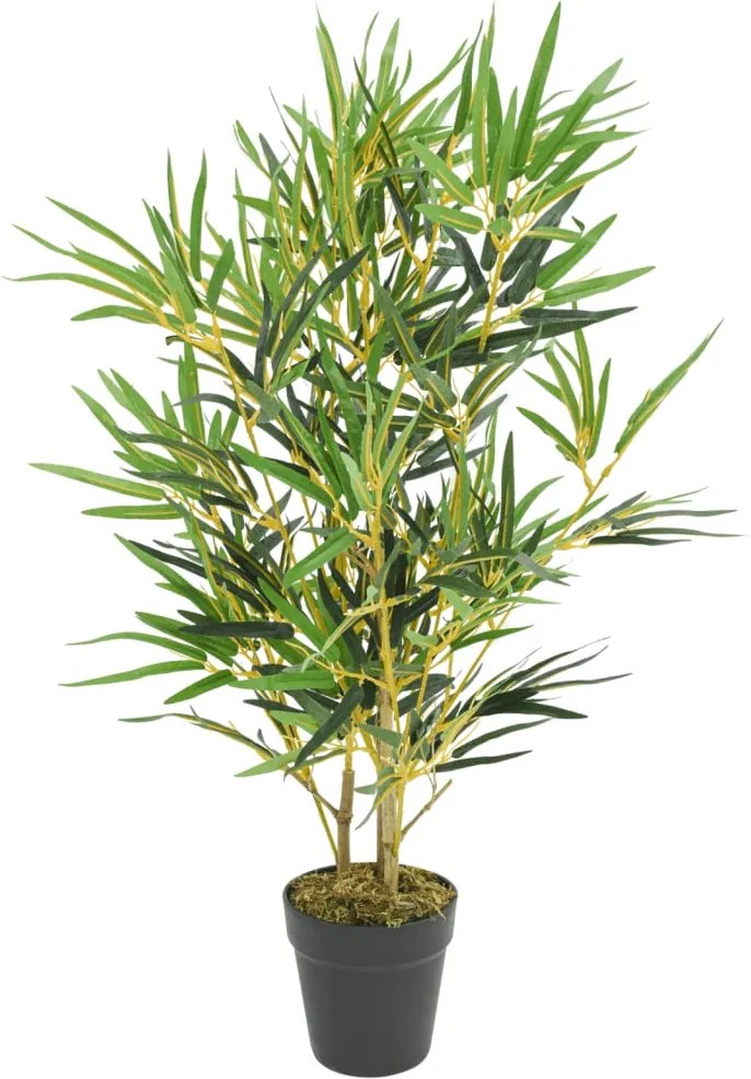 vidaXL Arbore din bambus artificial 368 de frunze 80 cm verde