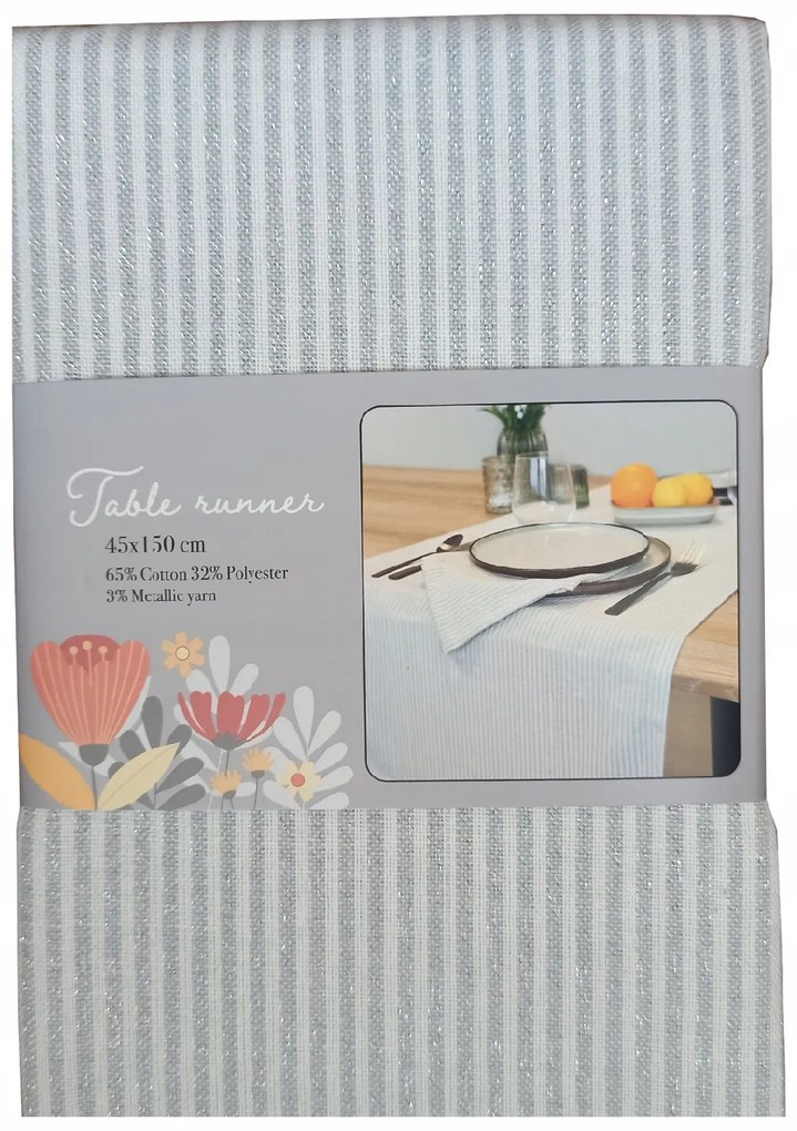Fata de masa decorativa SHIMORA 45x150 cm - mai multe culori Culoare: Portocaliu