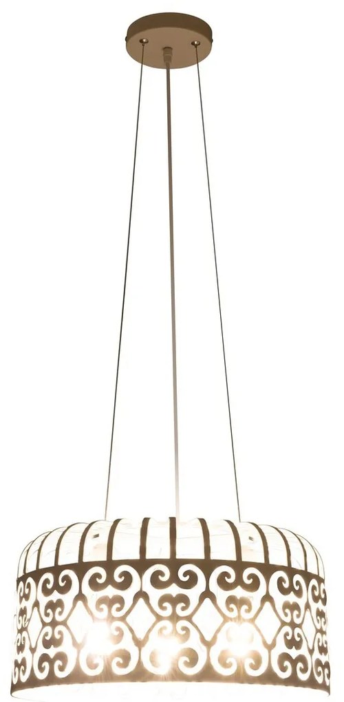Pendul design clasic ALESSANDRA alb mat 2163 RX