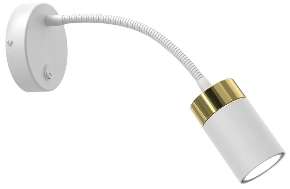 Lampă flexibilă JOKER 1xGU10/8W/230V alb/auriu