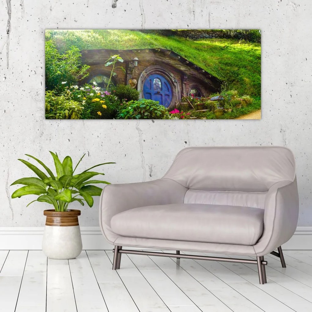 Tablou - Orasul Hobitin (120x50 cm)