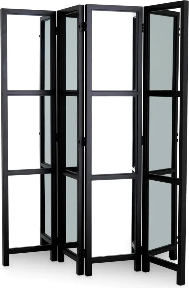 Paravan decorativ LUX, Lemn, Oglinda, Jacques