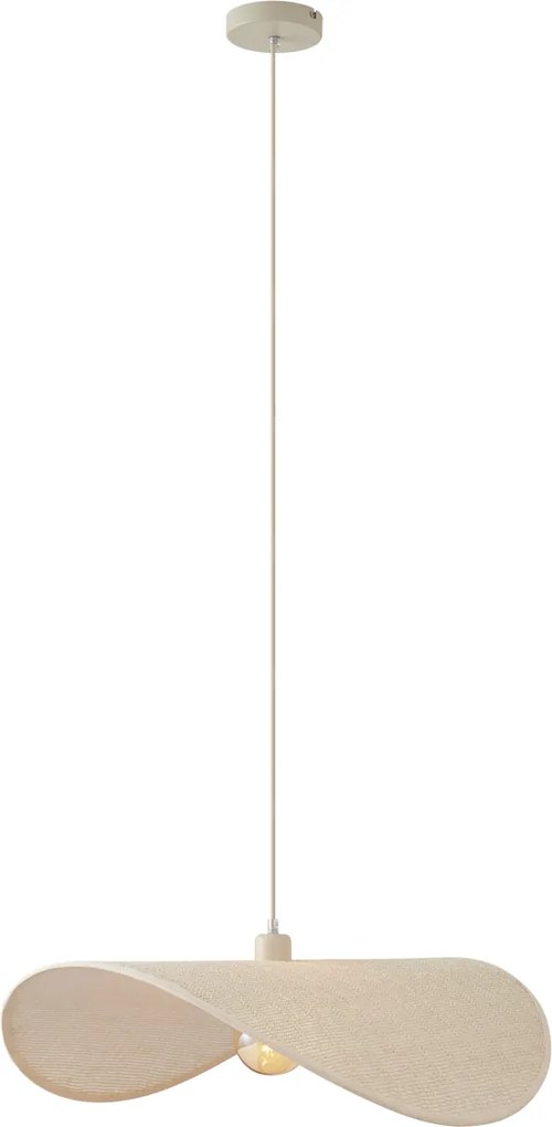 Lampă suspendată modernă bej 65 cm - Hat