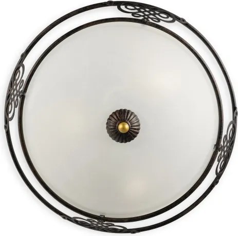 BRILAGI - Plafonieră FRESCO 2xE27/40W/230V Ø 43 cm maro