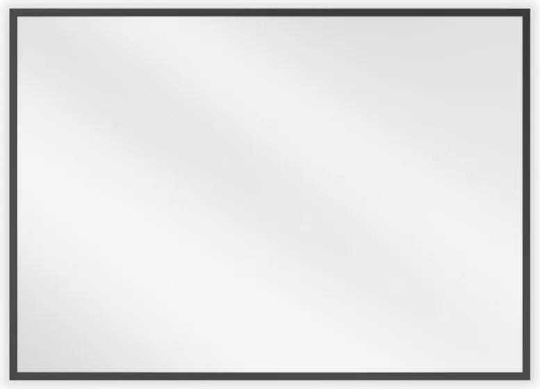 Mexen Loft oglindă de baie dreptunghiulară 70 x 50 cm, ramă neagră - 9852-070-050-000-70