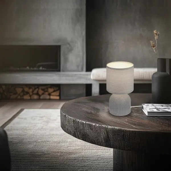 Brilo - Lampă de masă INO 1xE14/10W/230V, gri