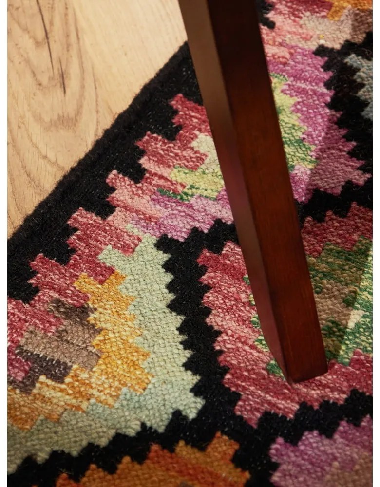 Covor tip traversă reversibil, țesut manual din lână 60x190 cm Kamal Zara – Nouristan