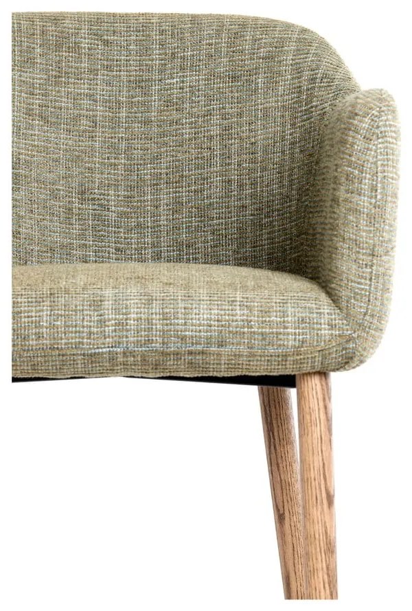 Set de scaune de sufragerie verde deschis cu cotiere 2 buc. tapițat Blaine – Light &amp; Living