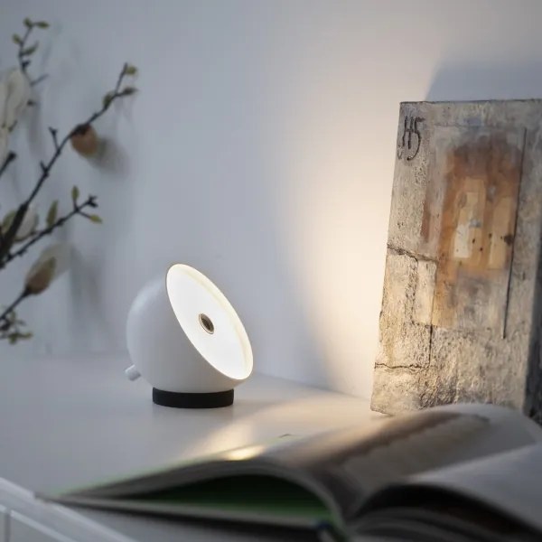 Schöner Wohnen 19244-16 - Lampă de masă LED BELLIS, dimabilă, LED/2,5W/5V IP54, albă