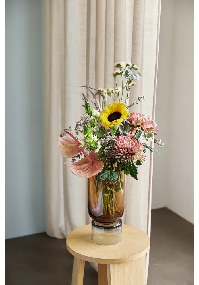 Scaun în culoare naturală cu aspect de lemn de stejar Split – Hübsch