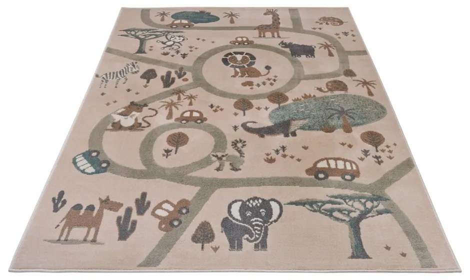 Covor pentru copii bej 120x170 cm Animal Park – Hanse Home