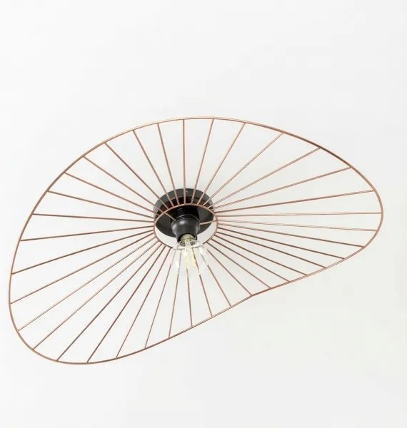 Brilagi - Lustră LED aplicată CERIA WIRE 1xE27/40W/230V 60x80 cm bronz