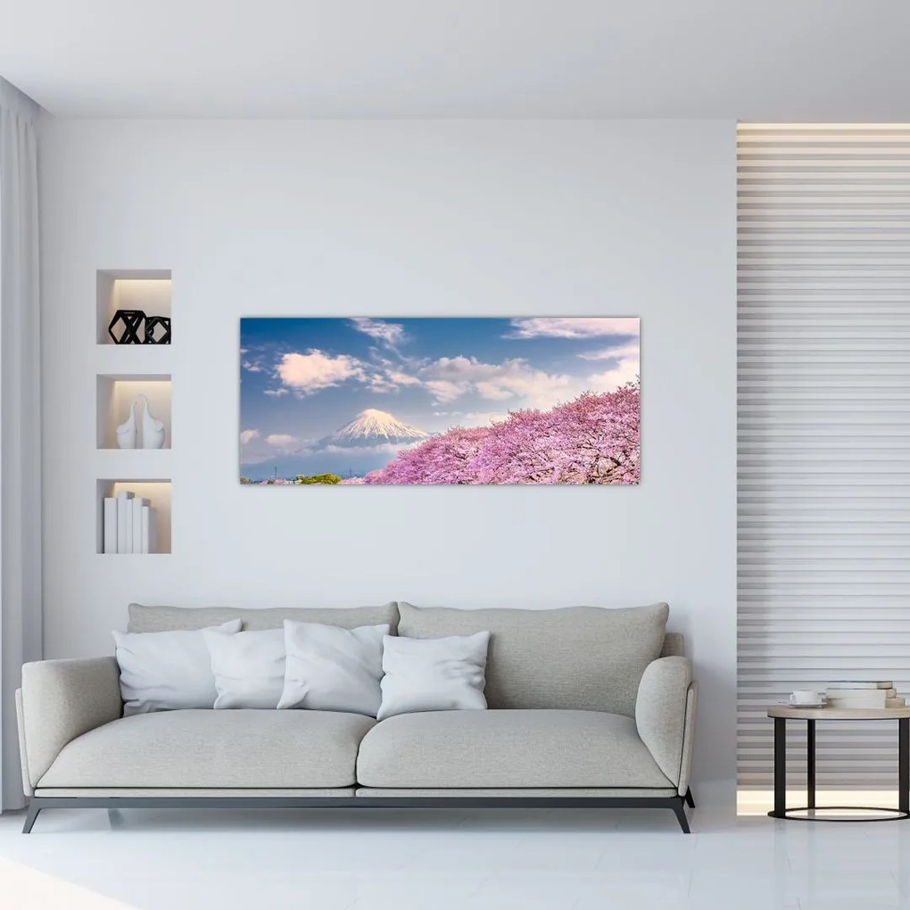 Tablou - Peisaj de primăvară japonez (120x50 cm)