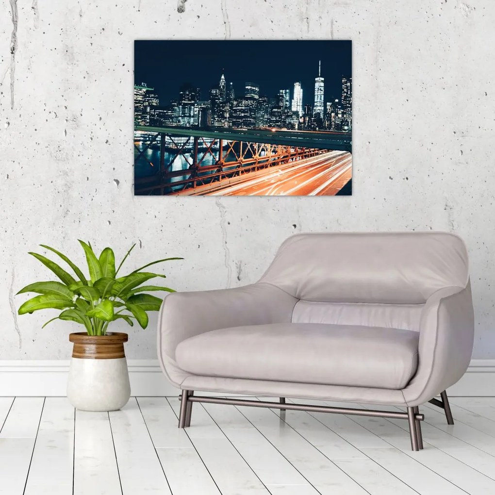 Tablou - Oraș de noapte (70x50 cm)