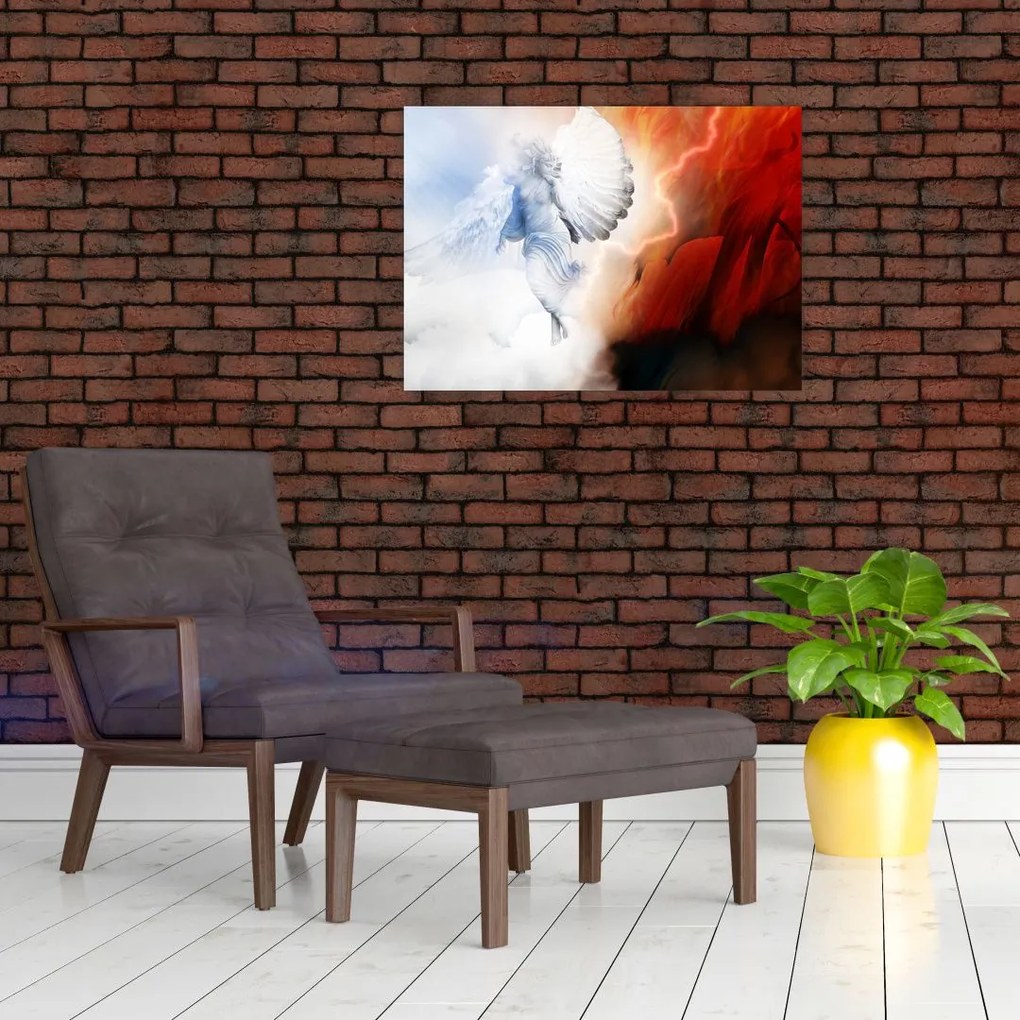 Tablou - Binele și răul (70x50 cm)