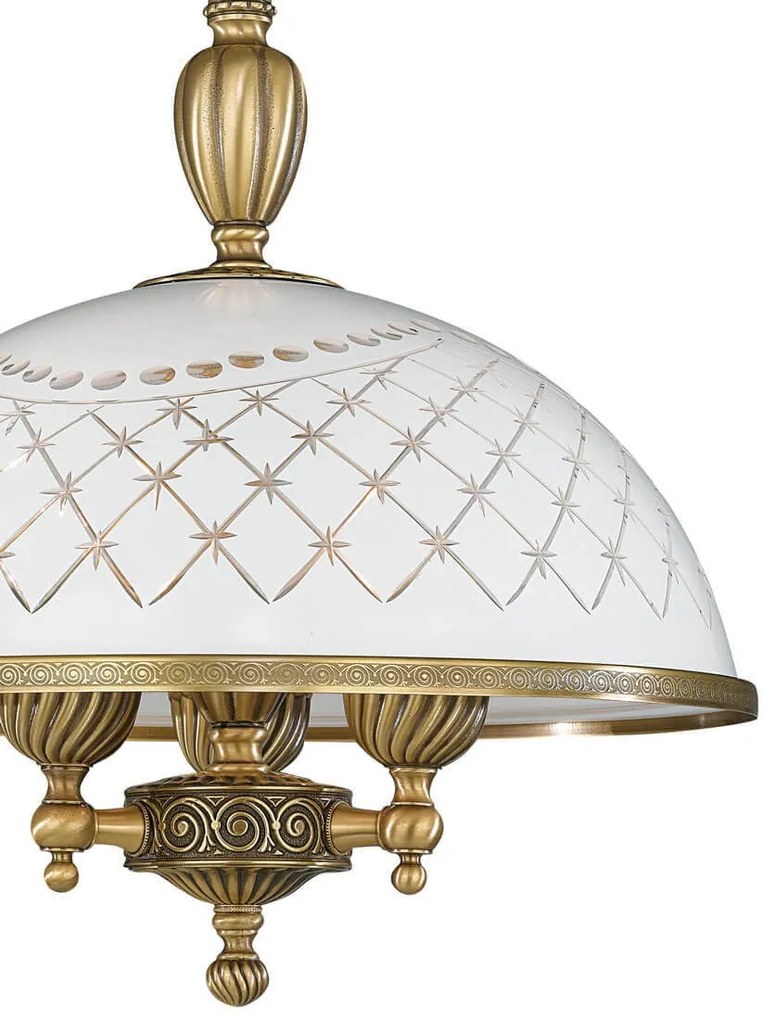 Pendul clasic design italian din alama, sticla 7002 RA-L. 7002/38