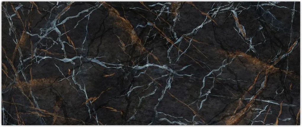 Tablou - Marmură neagră (120x50 cm)