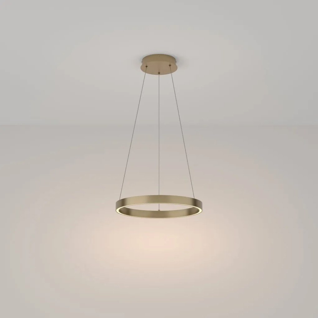 Lustra LED suspendata design modern Rim alama 40cm, 3000K