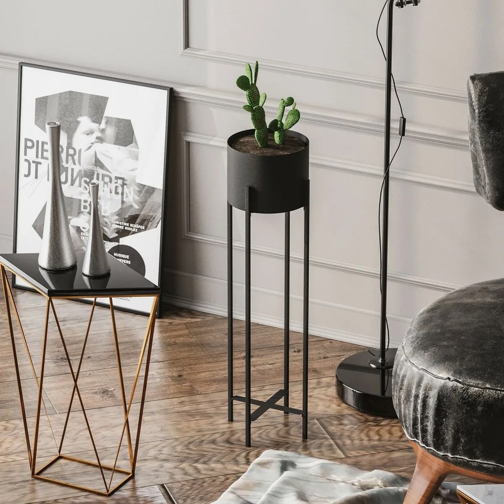 Suport metalic pentru flori GED-025 Loft negru