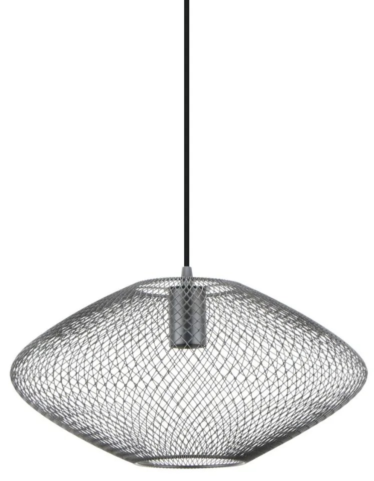 Lustra suspendata metalica design decorativ ORION negru 37cm