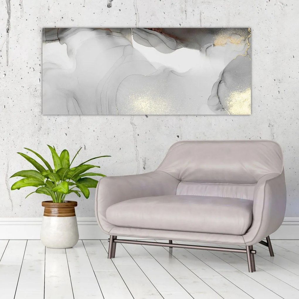 Tablou - Artă cu cerneală II. (120x50 cm)