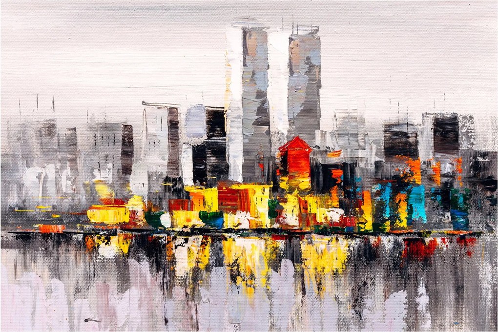 Tablou -Pictura orașului (90x60 cm)