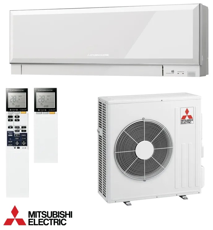 Aparat de aer conditionat inverter Mitsubishi Electric MSZ-EF50VGKW + MUZ-EF50VG, 18000 BTU, 42 m², A++, Wi-Fi, R-32, Alb