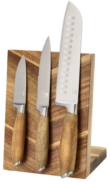 Suport magnetic pentru cuțite din lemn – Holm