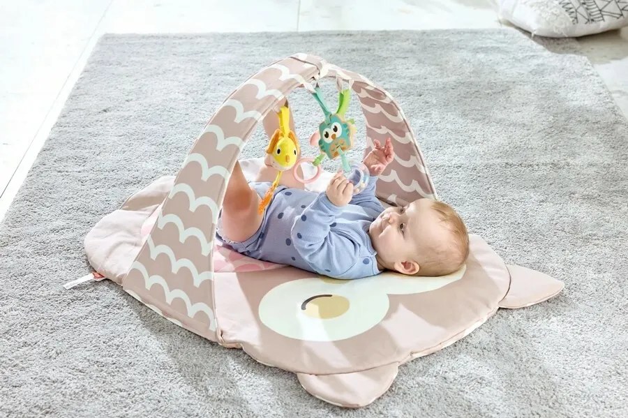 Suport de joacă bebeluși cu bară Hape Bufnița Oskar