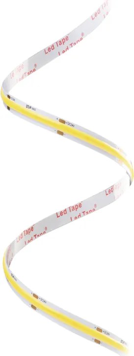 Bandă LED COB GTV pentru mobilier, lumină rece, 480 LED m, 950 lm m, 24V, IP20, 5 m Alb rece, 10 W/m, LED Cob, 950 lm/m, 24 V, 8 mm